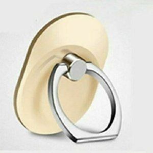 NEW - Rotating Gold Cell Phone Ring Holder